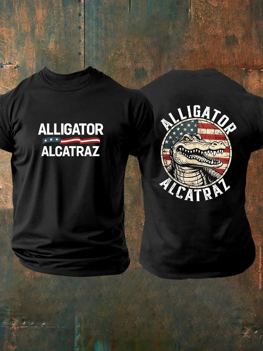 Alligator Alcatraz Funny Florida Everglades T-shirt
