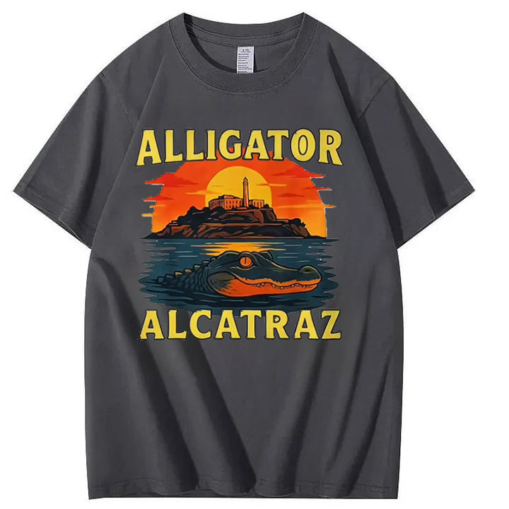 Alligator Alcatraz Tee – Funny Everglades Parody Shirt