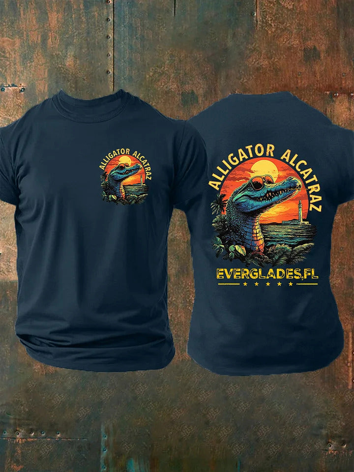Alligator Alcatraz Funny Florida Everglades T-shirt