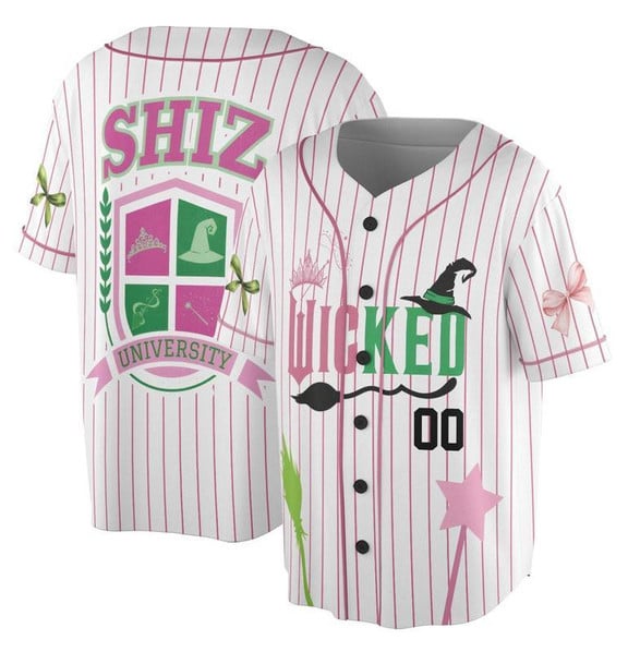 Wicked Movie Baseball Jersey, Wicked Musical Gift
