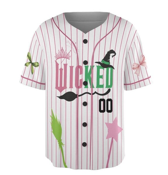 Wicked Movie Baseball Jersey, Wicked Musical Gift
