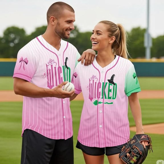 Wicked Movie Baseball Jersey, Wicked Musical Gift