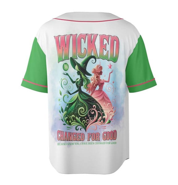 Wicked Movie Baseball Jersey, Wicked Musical Gift