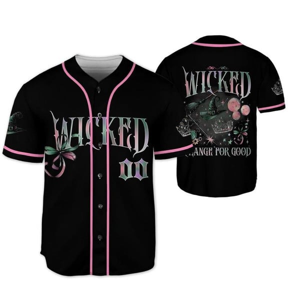 Wicked Movie Baseball Jersey, Wicked Musical Gift