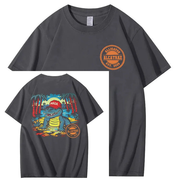 Alligator Alcatraz Funny Florida Everglades T-shirt
