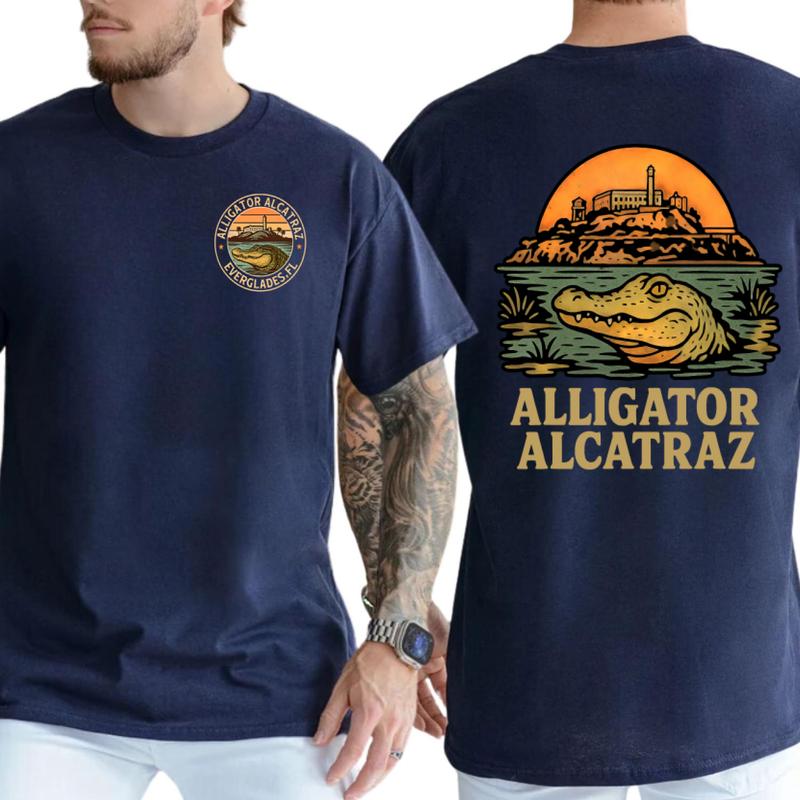 Alligator Alcatraz Two-Sided Tee