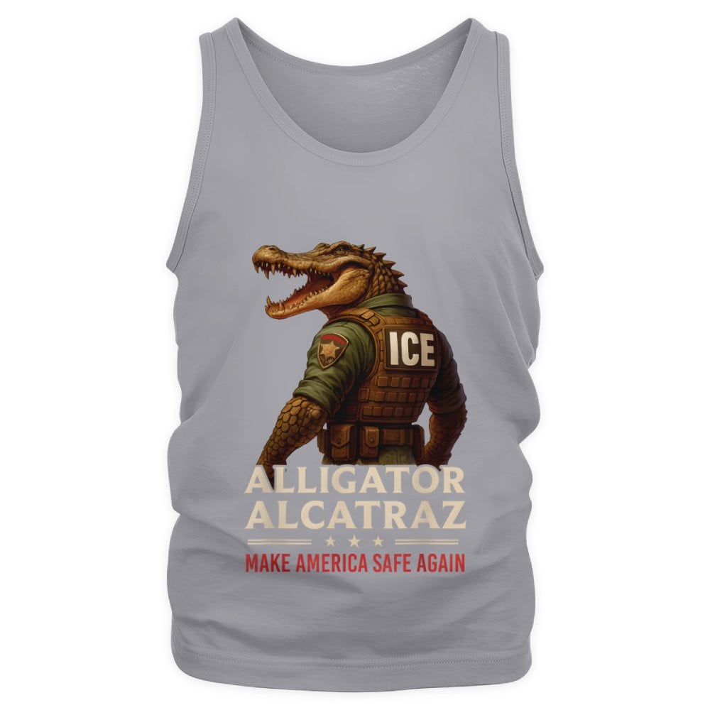 Alligator Alcatraz Funny Florida Everglades Dark Humor ICE Tank