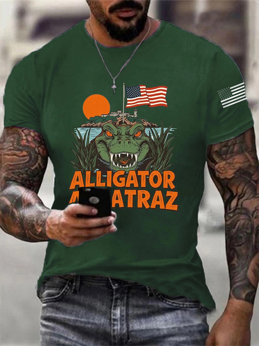 Alligator Alcatraz Tee – Funny Everglades Parody Shirt