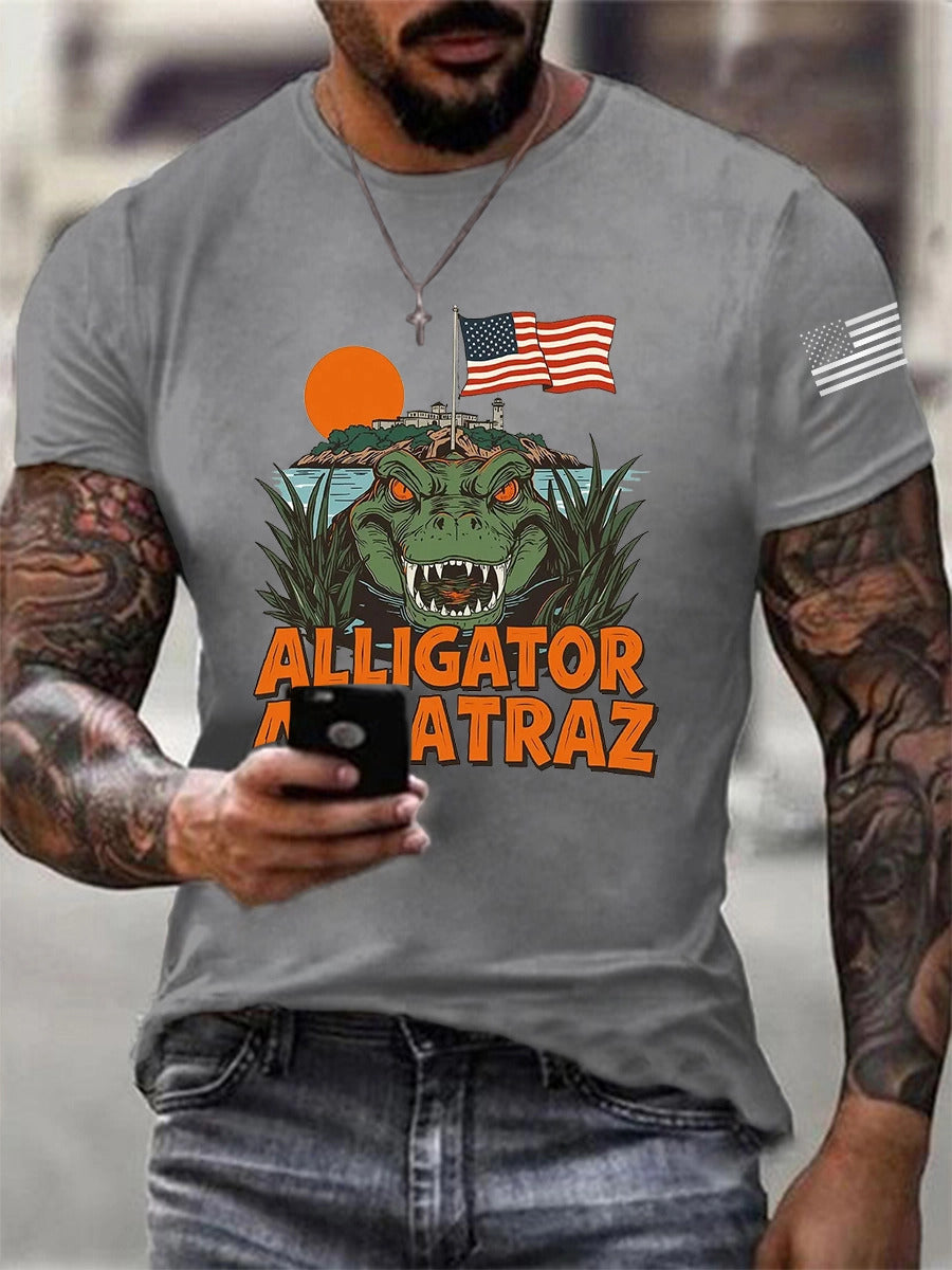 Alligator Alcatraz Tee – Funny Everglades Parody Shirt