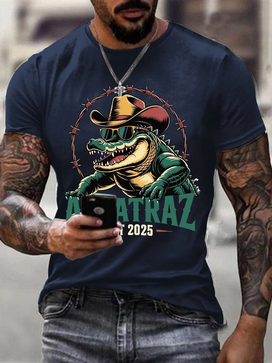 Alligator Alcatraz Funny Florida Everglades T-shirt