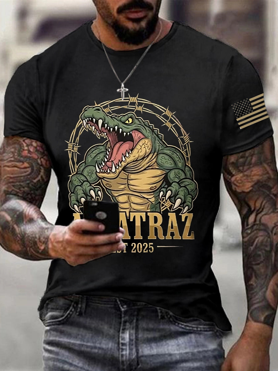Alligator Alcatraz Funny Florida Everglades T-shirt