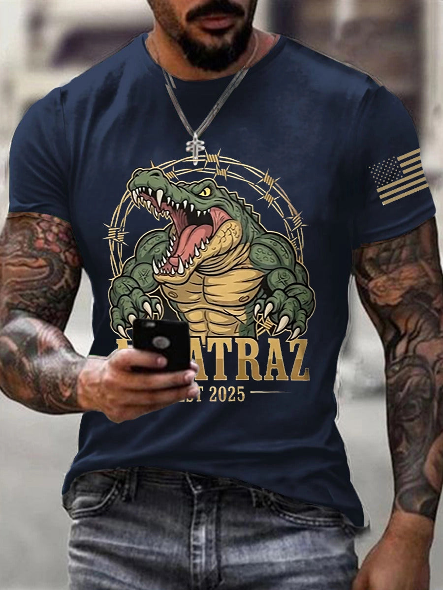 Alligator Alcatraz Funny Florida Everglades T-shirt
