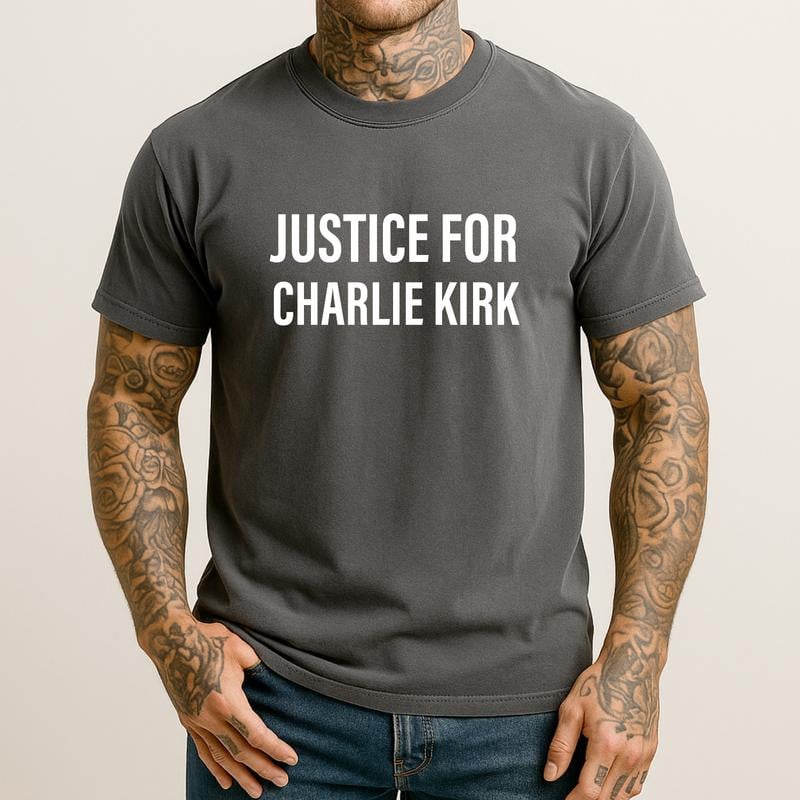 Justice for Charlie Kirk Tee