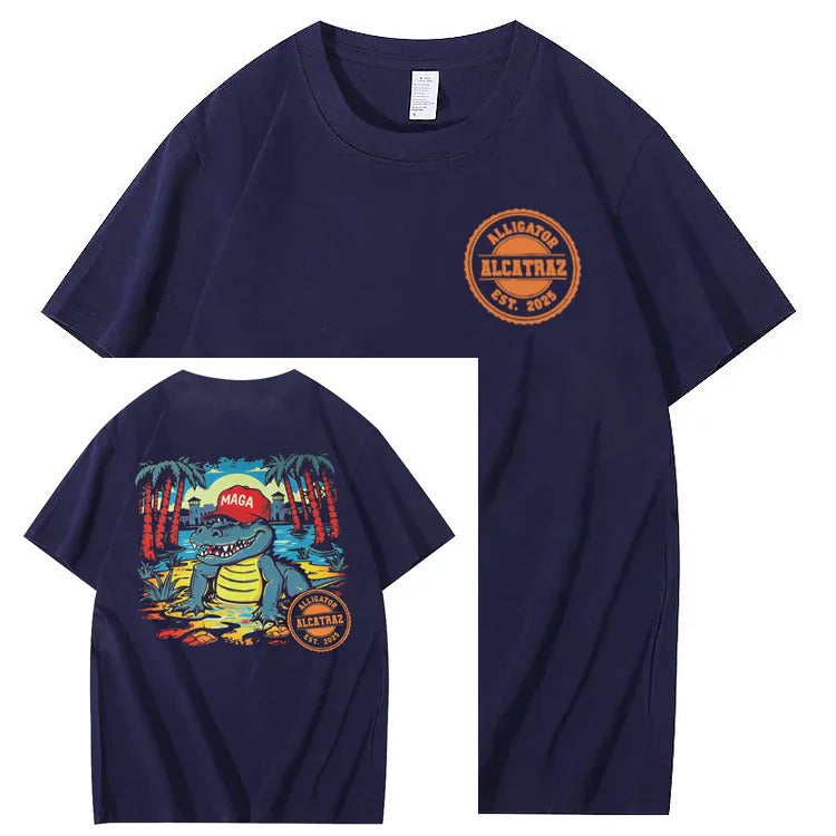 Alligator Alcatraz Funny Florida Everglades T-shirt