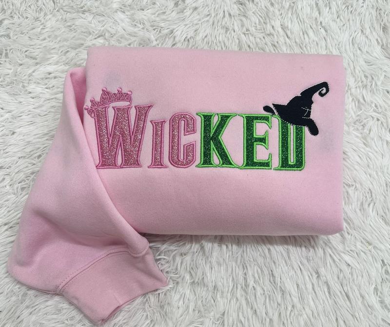 Embroidered Side Bow Sweatshirt, Hoodie