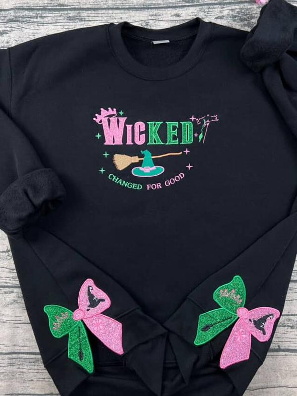 Wicked Embroidery Sweatshirt