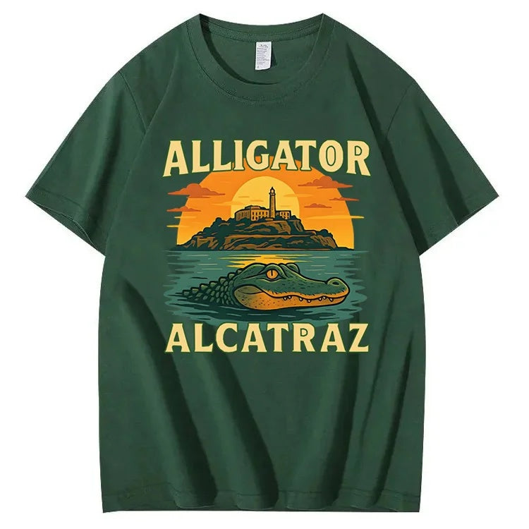 Alligator Alcatraz Tee – Funny Everglades Parody Shirt