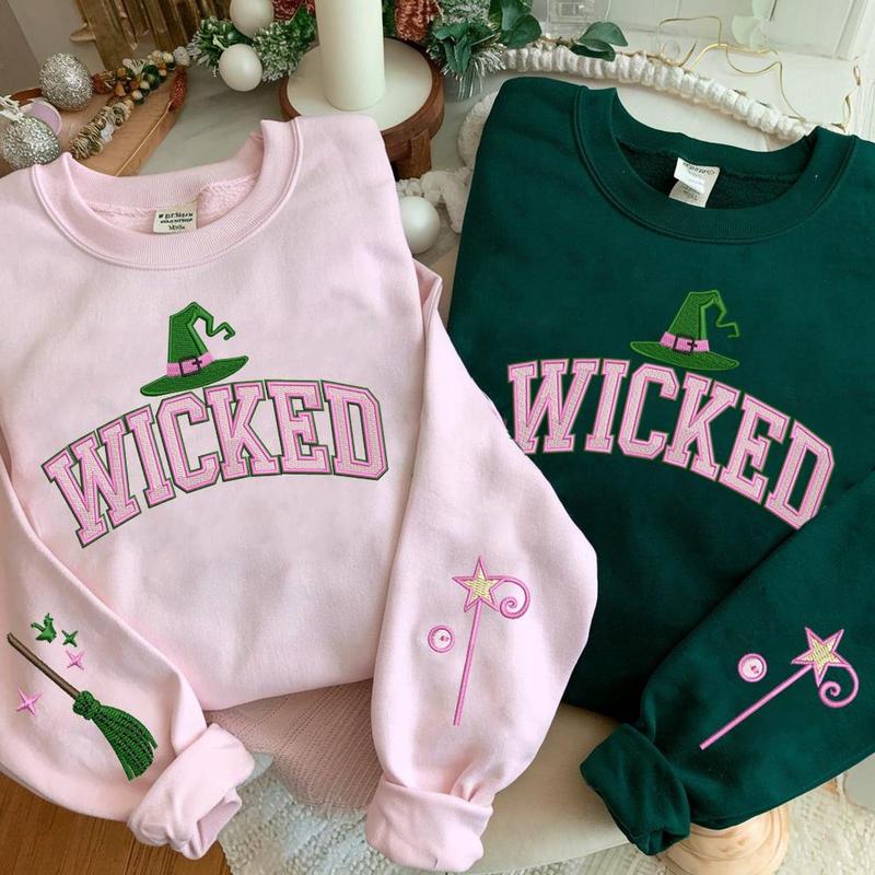 Embroidered Side Bow Sweatshirt, Hoodie