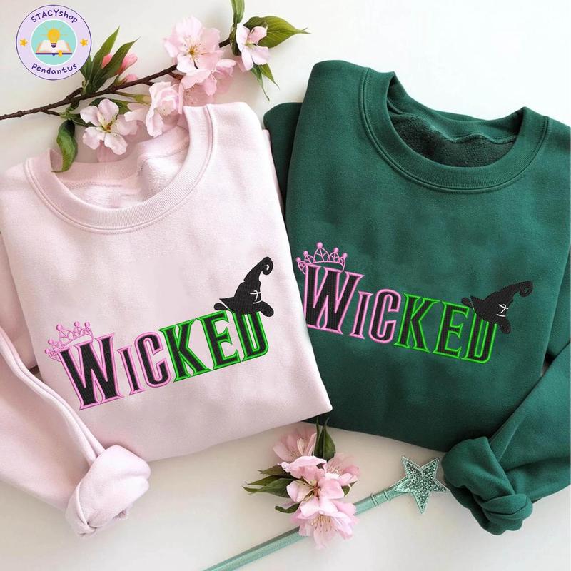 Embroidered Side Bow Sweatshirt, Hoodie