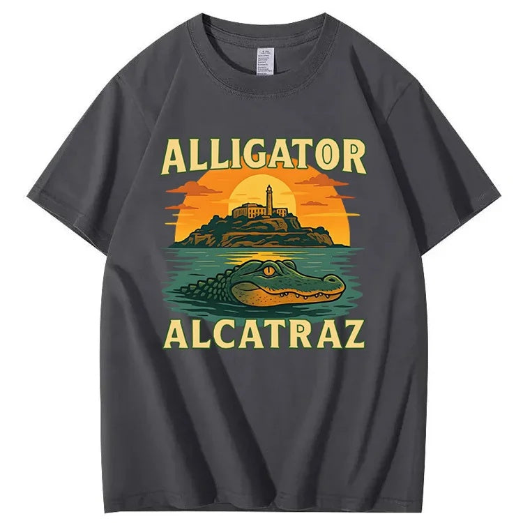Alligator Alcatraz Tee – Funny Everglades Parody Shirt