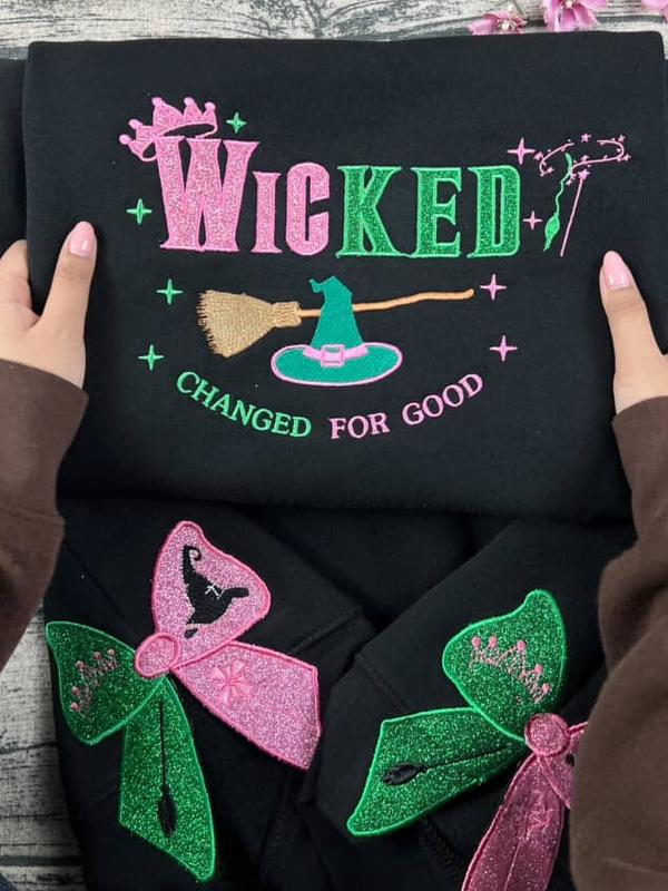 Wicked Embroidery Sweatshirt