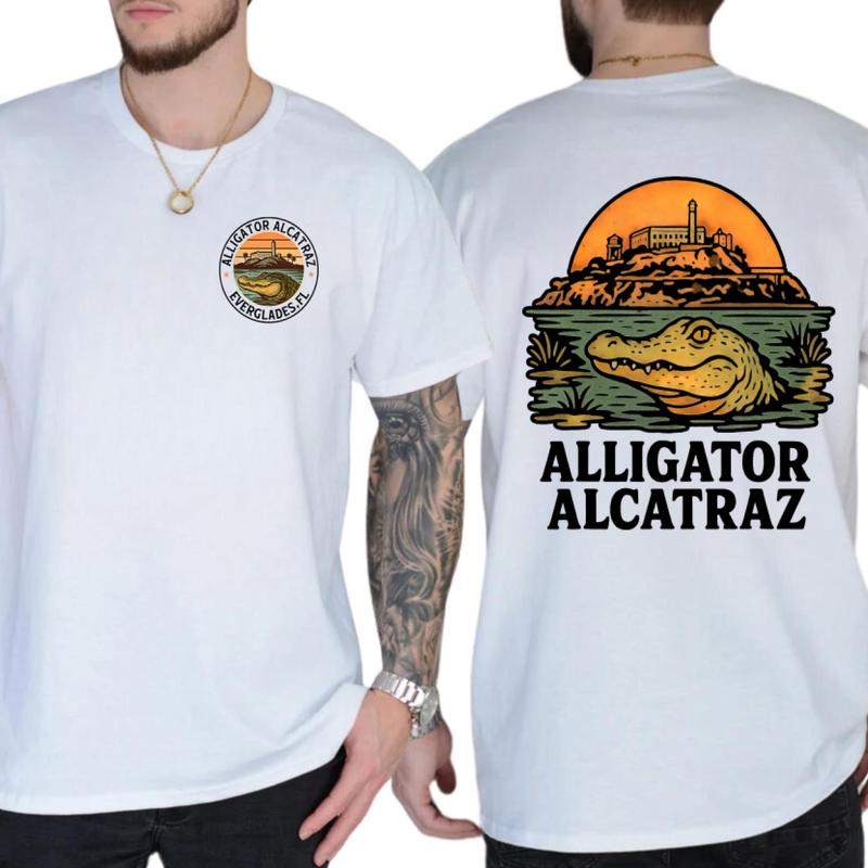 Alligator Alcatraz Two-Sided Tee