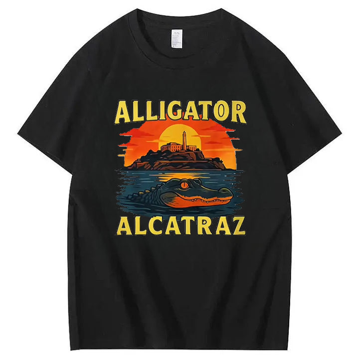 Alligator Alcatraz Tee – Funny Everglades Parody Shirt