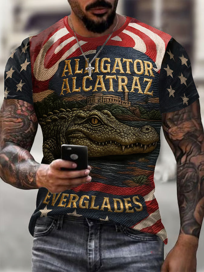 Alligator Alcatraz Funny Florida Everglades