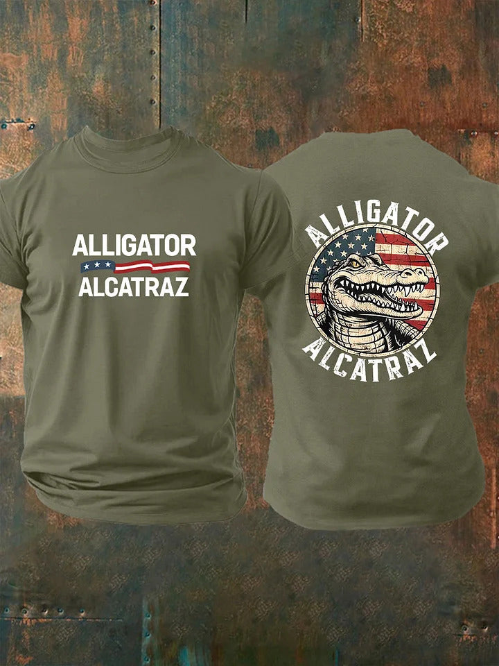 Alligator Alcatraz Funny Florida Everglades T-shirt