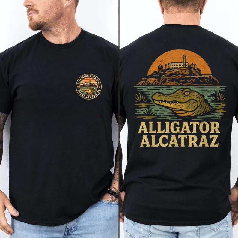 Alligator Alcatraz Two-Sided Tee