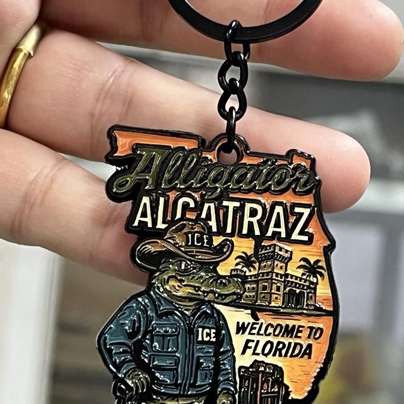 Alligator Alcatraz Keychain