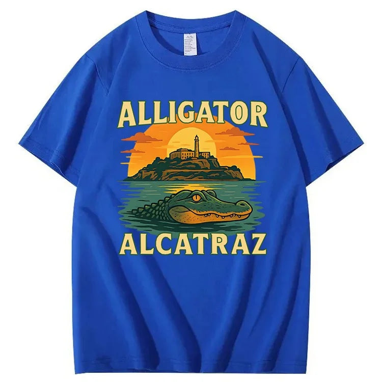 Alligator Alcatraz Tee – Funny Everglades Parody Shirt