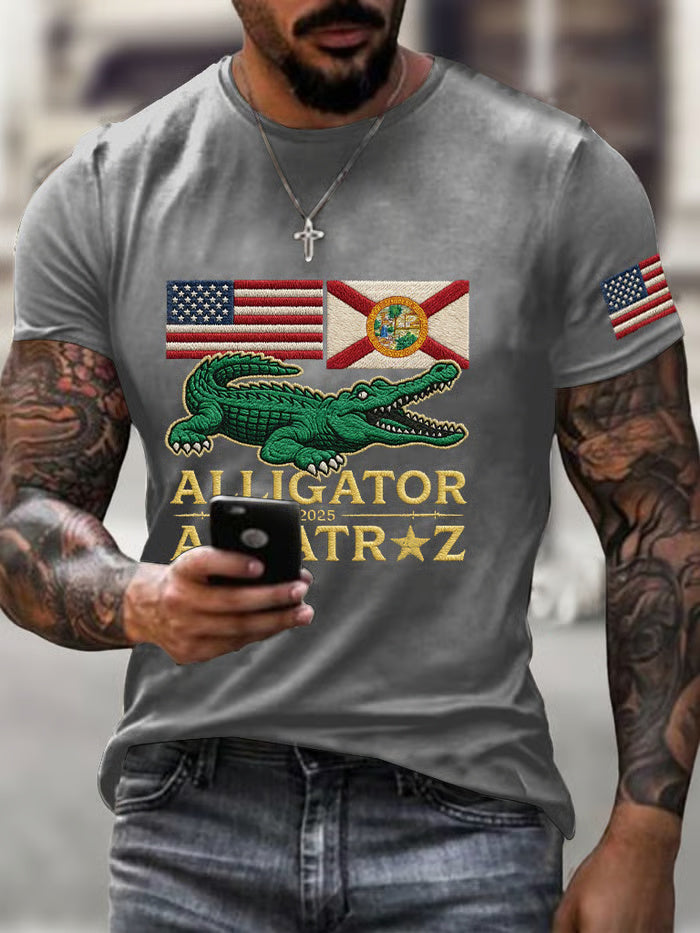 Alligator Alcatraz Funny Florida Everglades T-shirt