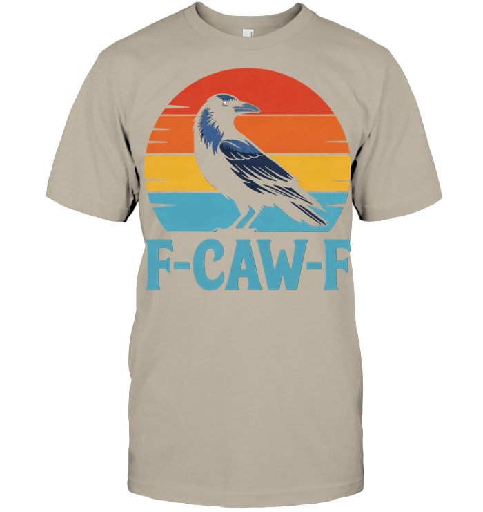 Retro Black Bird Crow Funny Crow Lover T Shirt