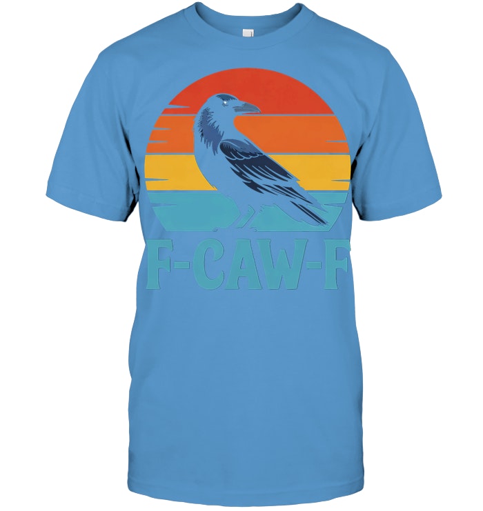Retro Black Bird Crow Funny Crow Lover T Shirt