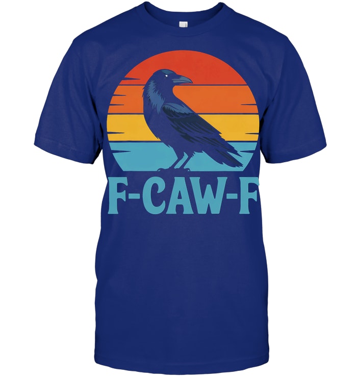 Retro Black Bird Crow Funny Crow Lover T Shirt