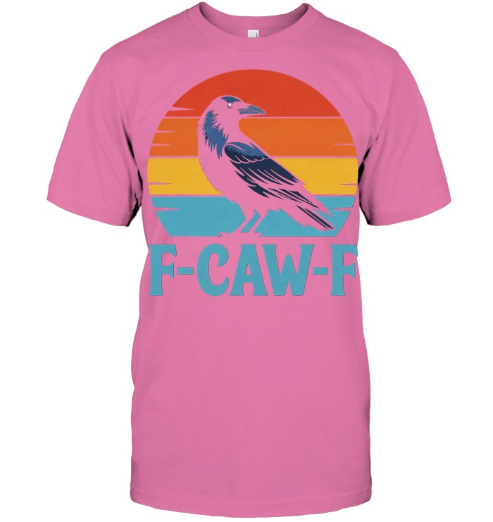 Retro Black Bird Crow Funny Crow Lover T Shirt