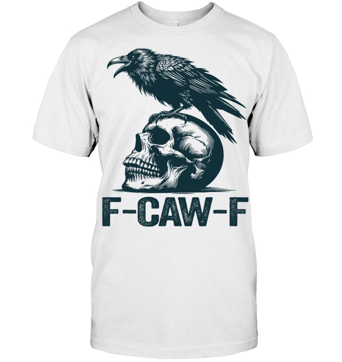 Black Crow F Caw F Retro Crow Lover Funny T Shirt