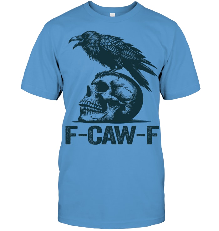 Black Crow F Caw F Retro Crow Lover Funny T Shirt