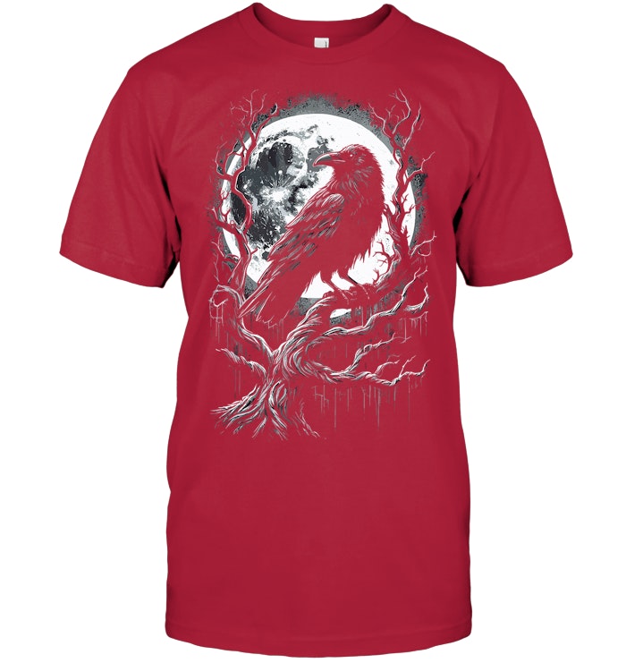 Black Crow Raven Bird T Shirt