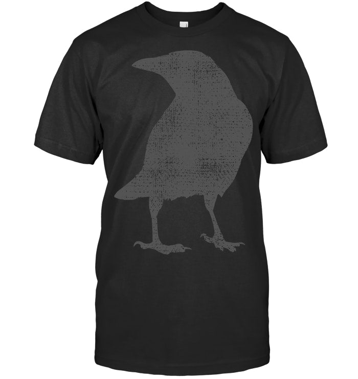 Crow Blackbird Raven Bird Vintage T Shirt