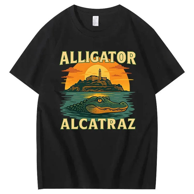 Alligator Alcatraz Tee – Funny Everglades Parody Shirt