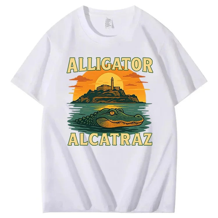 Alligator Alcatraz Tee – Funny Everglades Parody Shirt