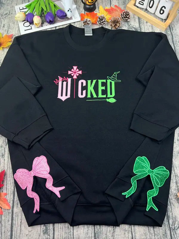 Wicked Embroidery Sweatshirt