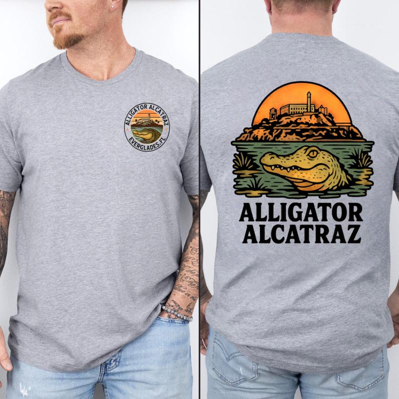 Alligator Alcatraz Two-Sided Tee