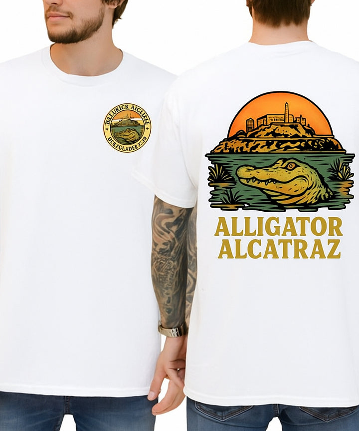 Alligator Alcatraz Two-Sided Tee