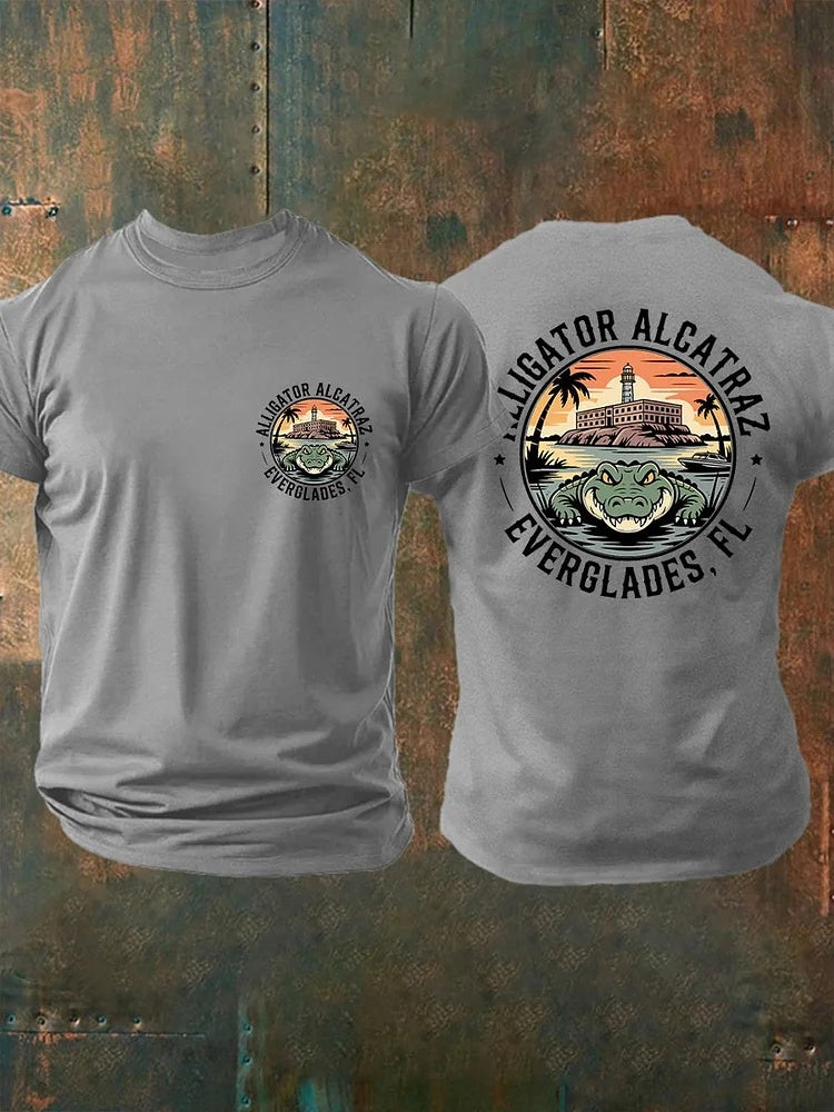 Alligator Alcatraz Two-Sided T Shirt
