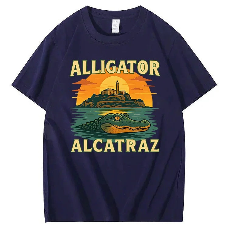 Alligator Alcatraz Tee – Funny Everglades Parody Shirt