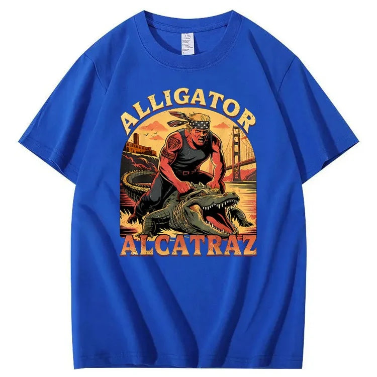 Alligator Alcatraz Tee – Funny Everglades Parody Shirt