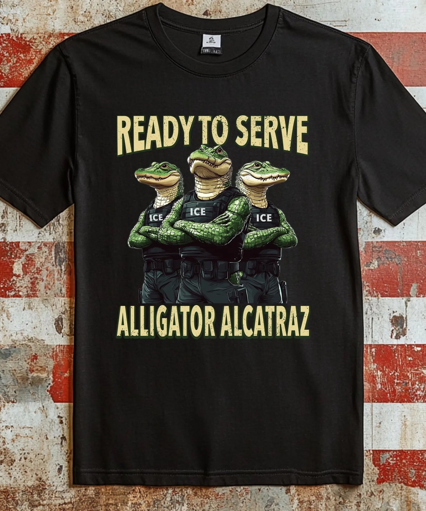 Alligator Alcatraz Funny Florida Everglades
